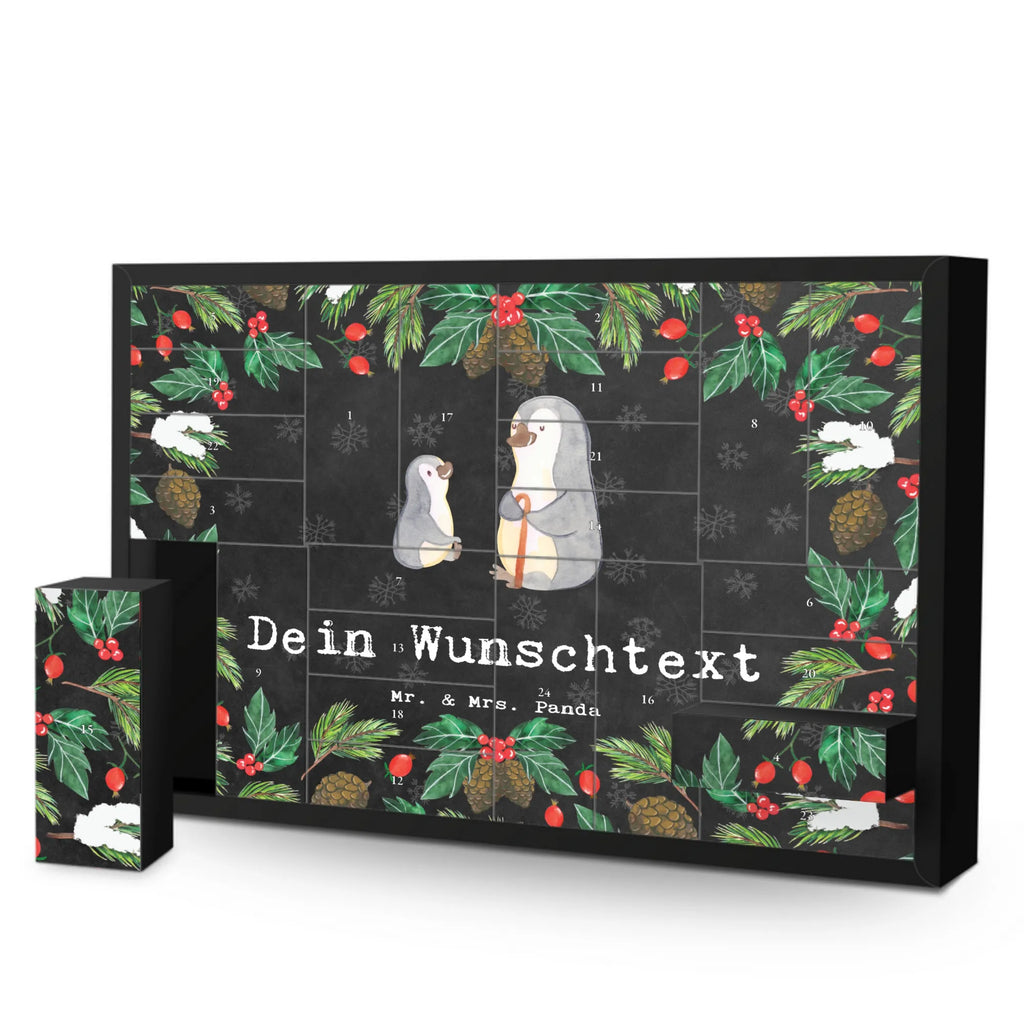 Personalisierter Befüllbarer Adventskalender Pinguin Bester Großvater der Welt Befüllbarer Adventskalender, Adventskalender zum selbst befüllen, für, Dankeschön, Geschenk, Schenken, Geburtstag, Geburtstagsgeschenk, Geschenkidee, Danke, Bedanken, Mitbringsel, Freude machen, Geschenktipp, Großvater, Grossvater, Opa, Opi. Großpapa, Großeltern, Enkel, Enkelin, Enkelkind, Kleinigkeit, Oppa, Oppi, Bester