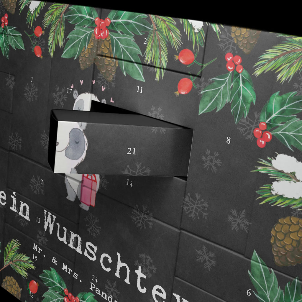 Personalisierter Befüllbarer Adventskalender Panda Beste Shoppingbegleitung der Welt Befüllbarer Adventskalender, Adventskalender zum selbst befüllen, für, Dankeschön, Geschenk, Schenken, Geburtstag, Geburtstagsgeschenk, Geschenkidee, Danke, Bedanken, Mitbringsel, Freude machen, Geschenktipp, Shoppingbegleitung, Shoppingpartner, Begleitung, Shoppen, Partner, Freundin, Freund, bff, Shopping, Einkaufen, Shopping-Queen, Queen, Bester