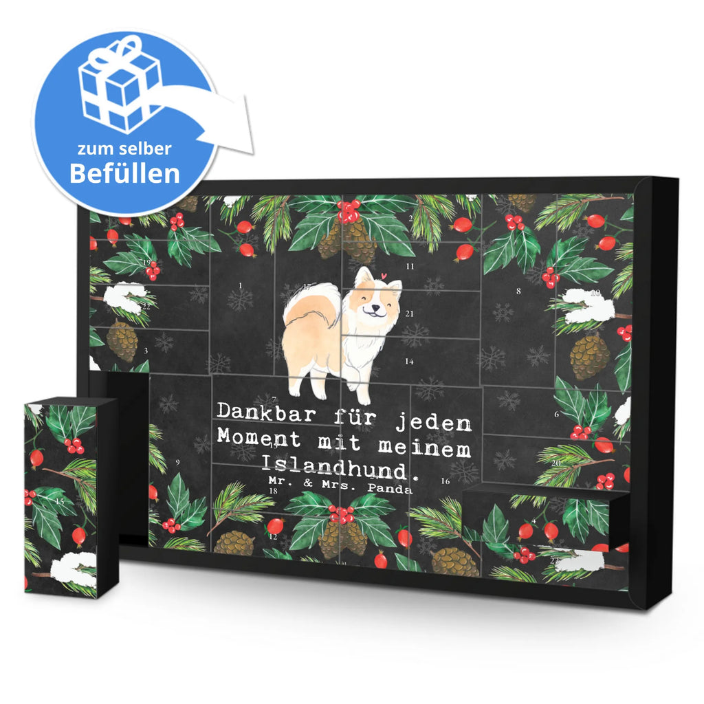 Befüllbarer Adventskalender Islandhund Moment Befüllbarer Adventskalender, Adventskalender zum selbst befüllen, Hund, Hunderasse, Rassehund, Hundebesitzer, Geschenk, Tierfreund, Schenken, Welpe, Islandhund, isländischer Schäferhund