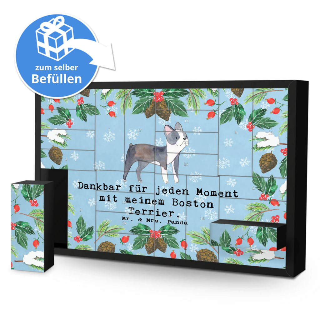 Befüllbarer Adventskalender Boston Terrier Moment Befüllbarer Adventskalender, Adventskalender zum selbst befüllen, Hund, Hunderasse, Rassehund, Hundebesitzer, Geschenk, Tierfreund, Schenken, Welpe, Boston Terrier