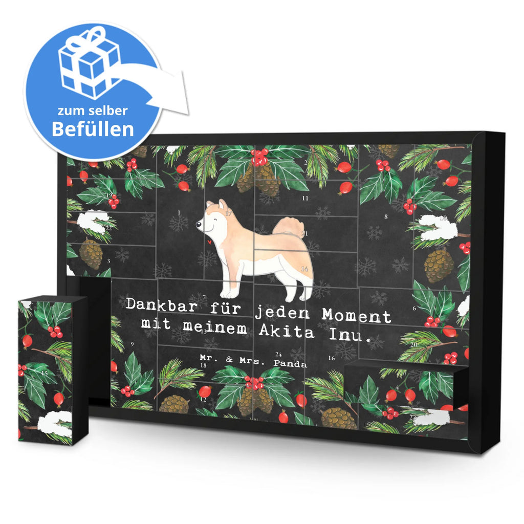 Befüllbarer Adventskalender Akita Inu Moment Befüllbarer Adventskalender, Adventskalender zum selbst befüllen, Hund, Hunderasse, Rassehund, Hundebesitzer, Geschenk, Tierfreund, Schenken, Welpe, Akita Ken, Japanischer Akita, Akita-Inu, Akita Inu