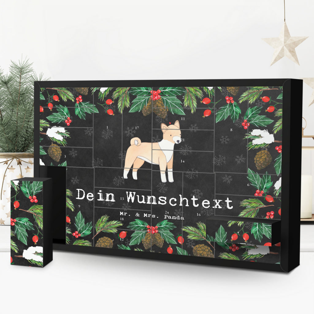 Personalisierter Befüllbarer Adventskalender Basenji Moment Befüllbarer Adventskalender, Adventskalender zum selbst befüllen, Hund, Hunderasse, Rassehund, Hundebesitzer, Geschenk, Tierfreund, Schenken, Welpe, Kongo-Terrier, Basenji