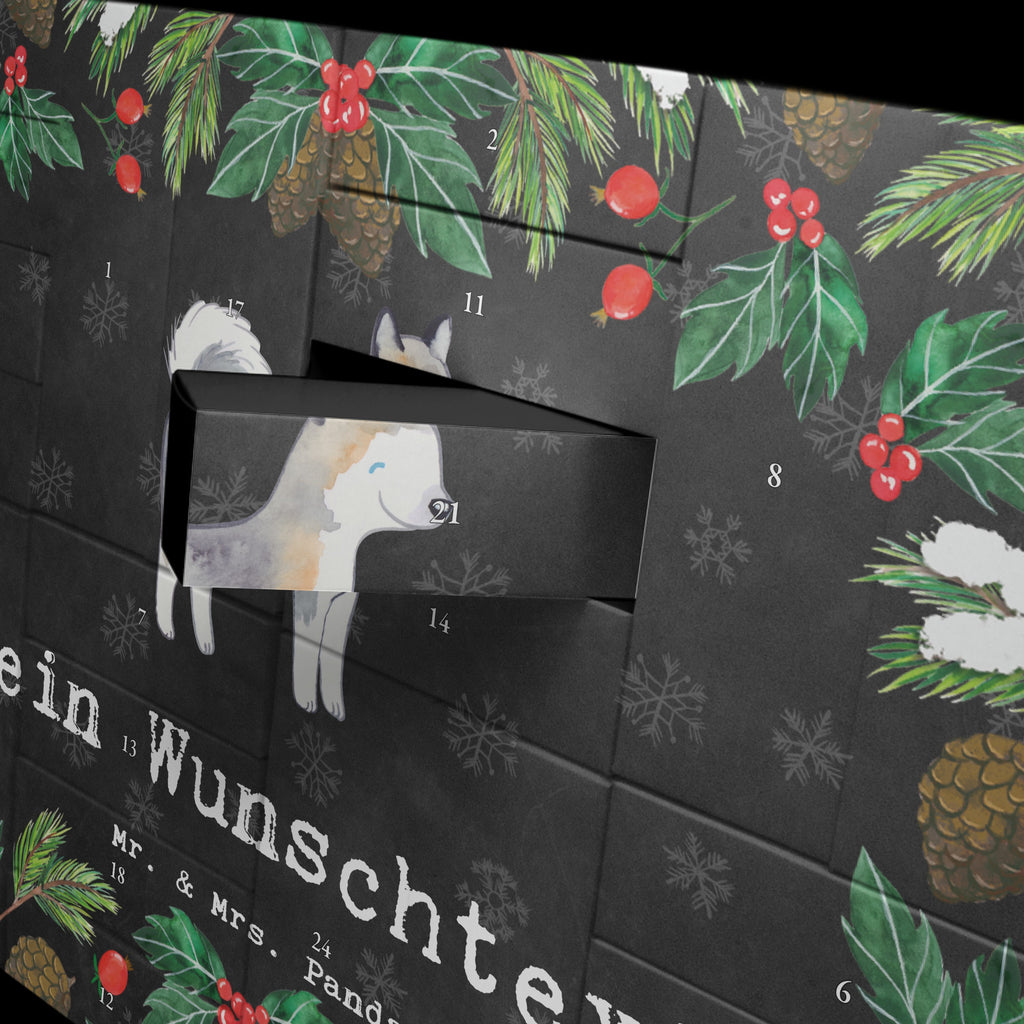 Personalisierter Befüllbarer Adventskalender Siberian Husky Moment Befüllbarer Adventskalender, Adventskalender zum selbst befüllen, Hund, Hunderasse, Rassehund, Hundebesitzer, Geschenk, Tierfreund, Schenken, Welpe, Siberian Husky