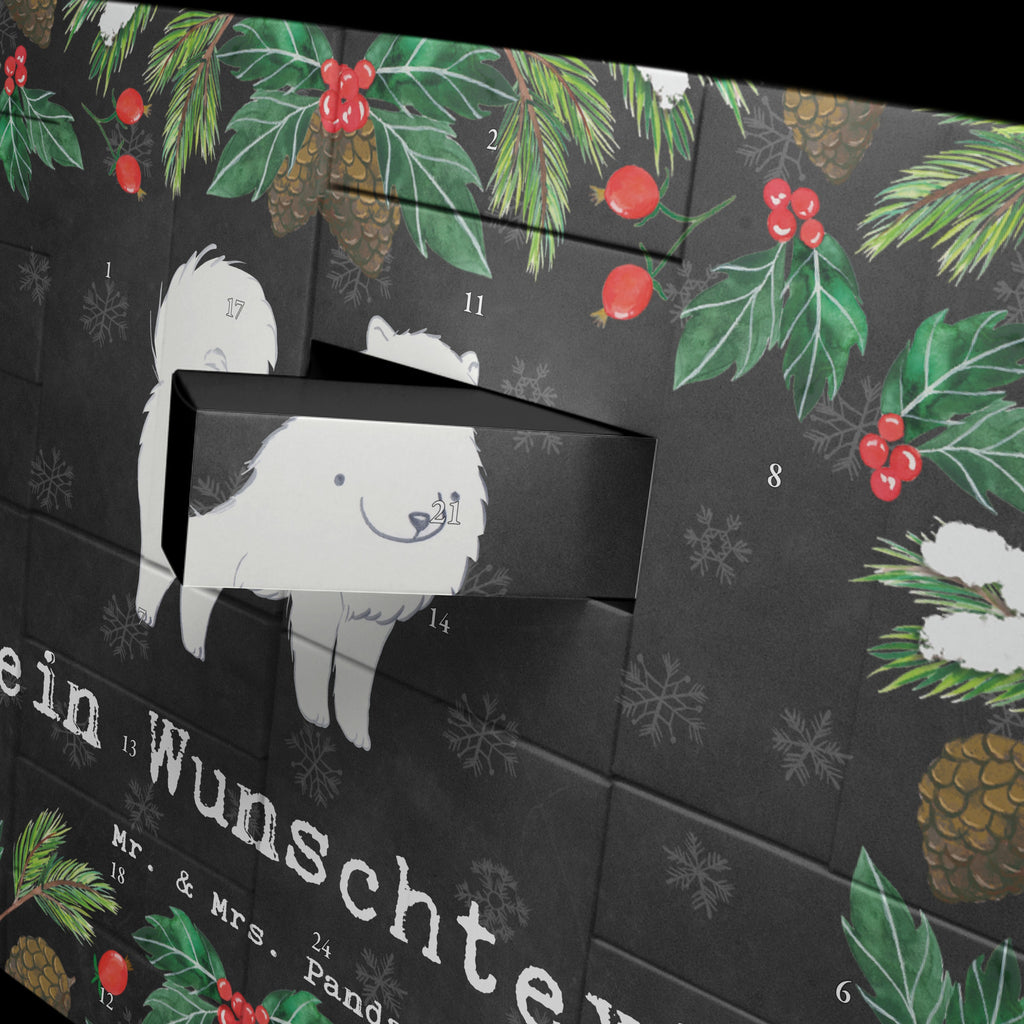 Personalisierter Befüllbarer Adventskalender Samojede Moment Befüllbarer Adventskalender, Adventskalender zum selbst befüllen, Hund, Hunderasse, Rassehund, Hundebesitzer, Geschenk, Tierfreund, Schenken, Welpe, Samojede, Samojedenhund, Samojedenspitz