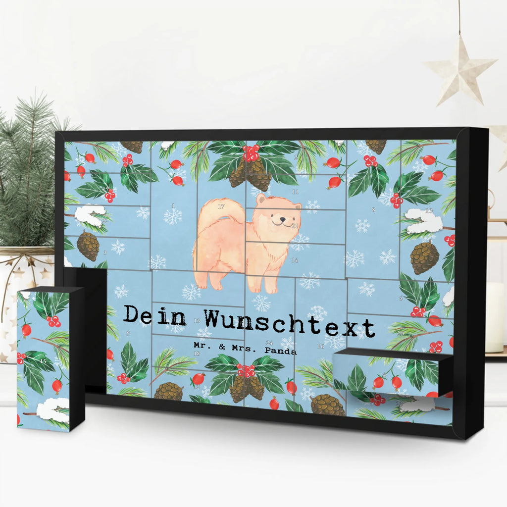 Personalisierter Befüllbarer Adventskalender Chow-Chow Moment Befüllbarer Adventskalender, Adventskalender zum selbst befüllen, Hund, Hunderasse, Rassehund, Hundebesitzer, Geschenk, Tierfreund, Schenken, Welpe, Chow-Chow, Asiatischer Spitz