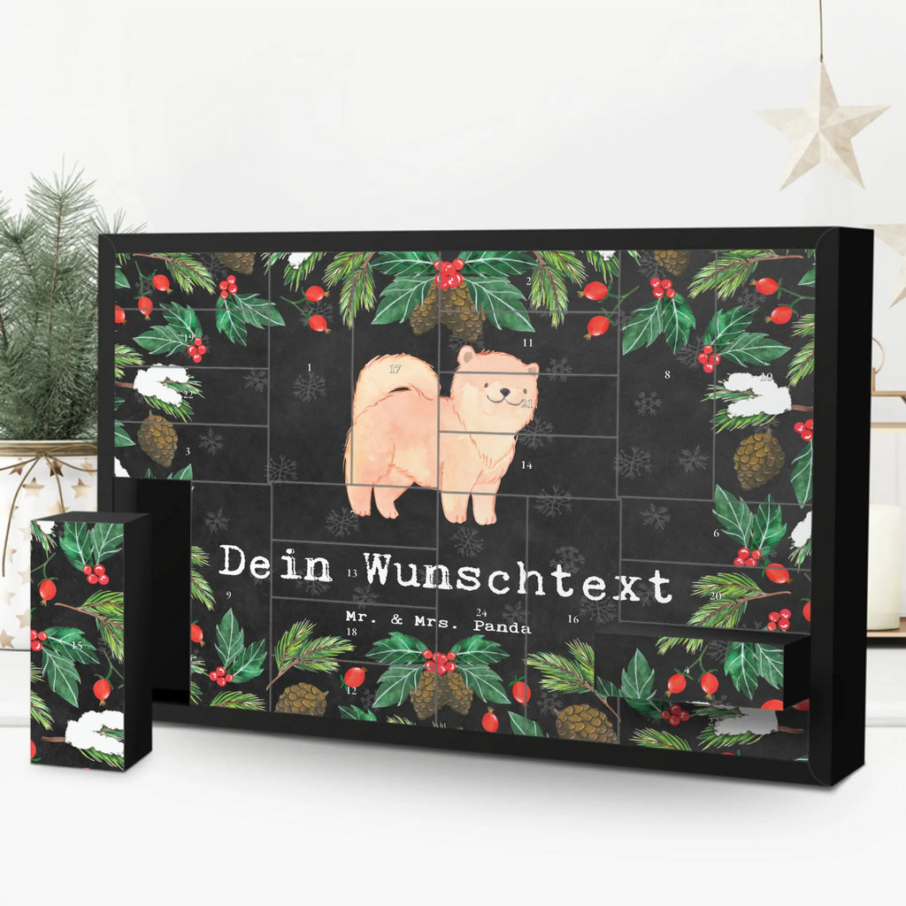 Personalisierter Befüllbarer Adventskalender Chow-Chow Moment Befüllbarer Adventskalender, Adventskalender zum selbst befüllen, Hund, Hunderasse, Rassehund, Hundebesitzer, Geschenk, Tierfreund, Schenken, Welpe, Chow-Chow, Asiatischer Spitz