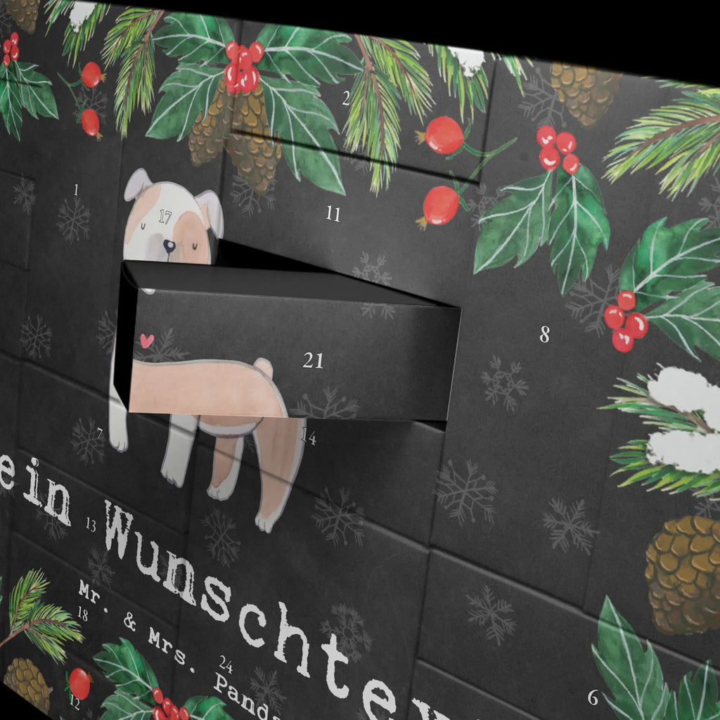 Personalisierter Befüllbarer Adventskalender Englische Bulldogge Moment Befüllbarer Adventskalender, Adventskalender zum selbst befüllen, Hund, Hunderasse, Rassehund, Hundebesitzer, Geschenk, Tierfreund, Schenken, Welpe, Englische Bulldogge, English Bulldog