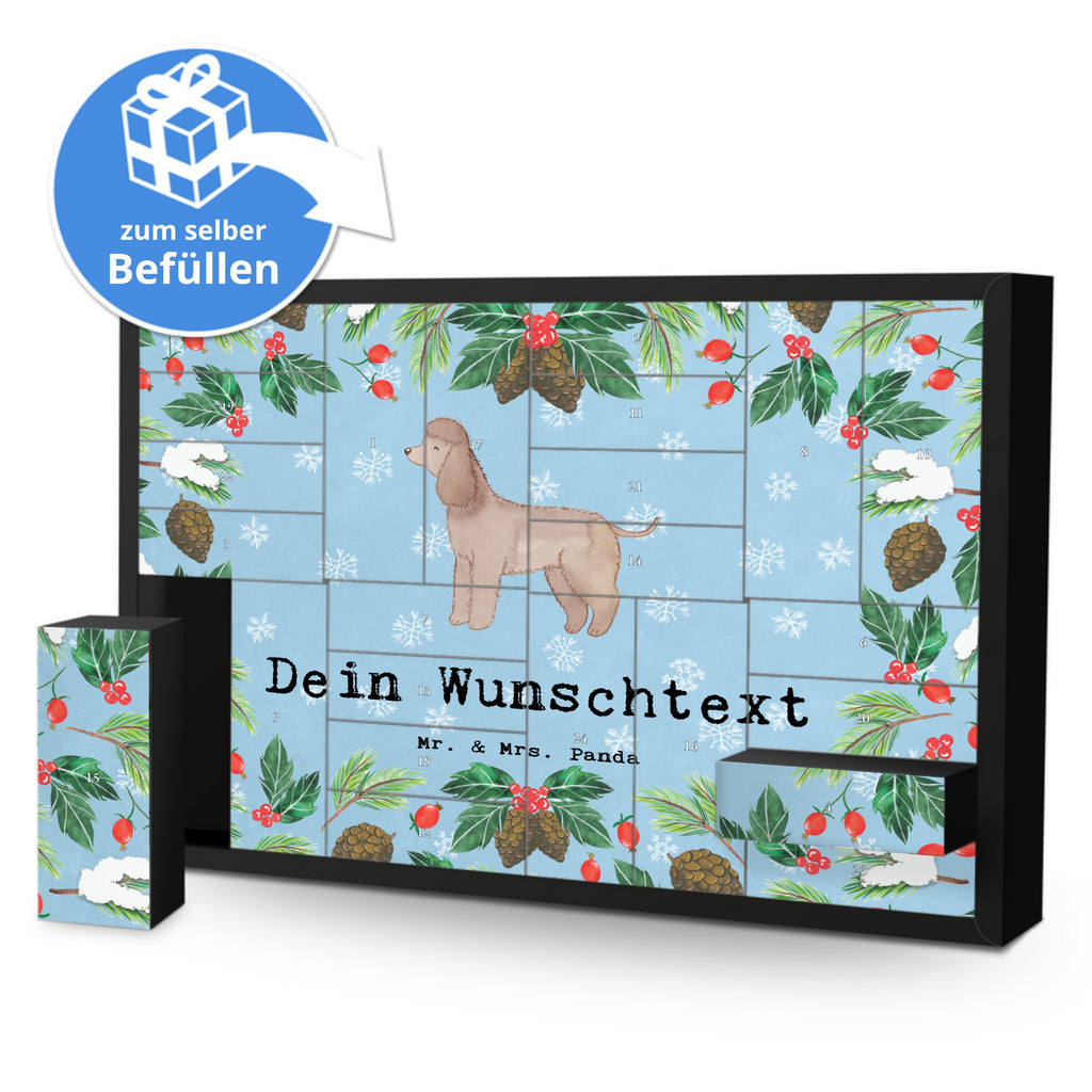 Personalisierter Befüllbarer Adventskalender Irish Water Spaniel Moment Befüllbarer Adventskalender, Adventskalender zum selbst befüllen, Hund, Hunderasse, Rassehund, Hundebesitzer, Geschenk, Tierfreund, Schenken, Welpe, Irish Water Spaniel, Jagdhund