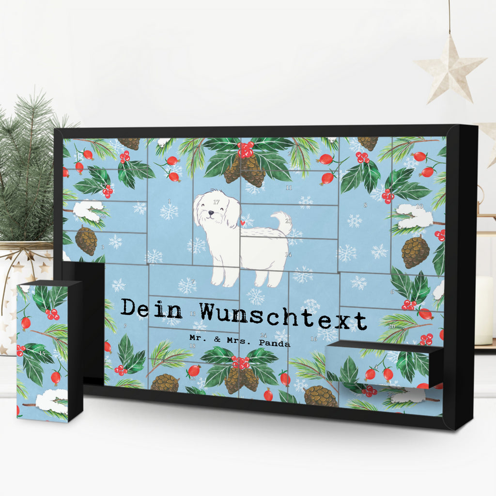 Personalisierter Befüllbarer Adventskalender Malteser Moment Befüllbarer Adventskalender, Adventskalender zum selbst befüllen, Hund, Hunderasse, Rassehund, Hundebesitzer, Geschenk, Tierfreund, Schenken, Welpe, Malteser