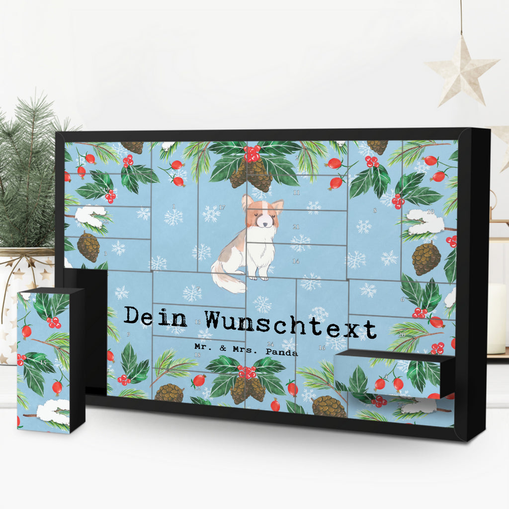 Personalisierter Befüllbarer Adventskalender Papillon Moment Befüllbarer Adventskalender, Adventskalender zum selbst befüllen, Hund, Hunderasse, Rassehund, Hundebesitzer, Geschenk, Tierfreund, Schenken, Welpe, Kontinentaler Zwergspaniel, Papillon