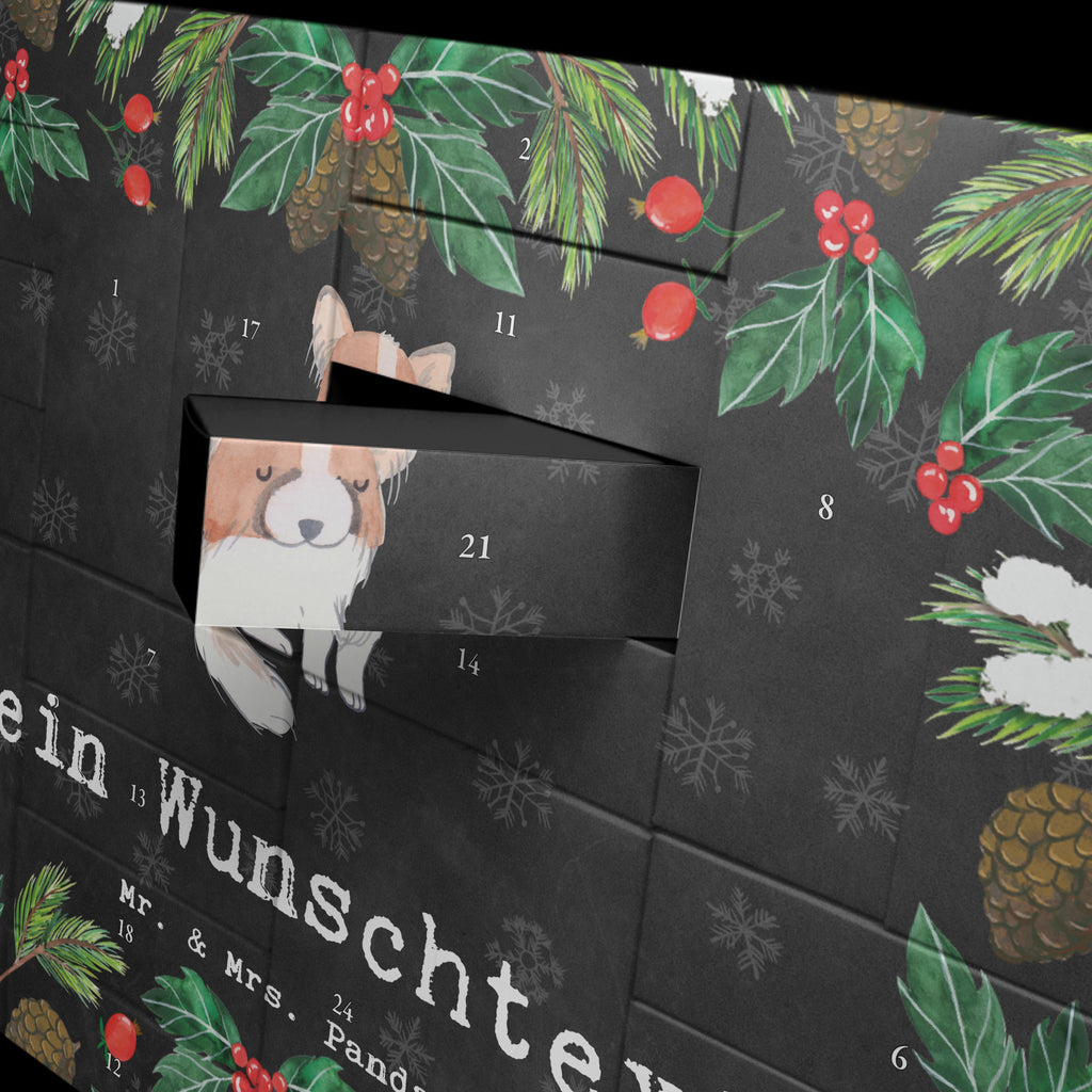 Personalisierter Befüllbarer Adventskalender Papillon Moment Befüllbarer Adventskalender, Adventskalender zum selbst befüllen, Hund, Hunderasse, Rassehund, Hundebesitzer, Geschenk, Tierfreund, Schenken, Welpe, Kontinentaler Zwergspaniel, Papillon