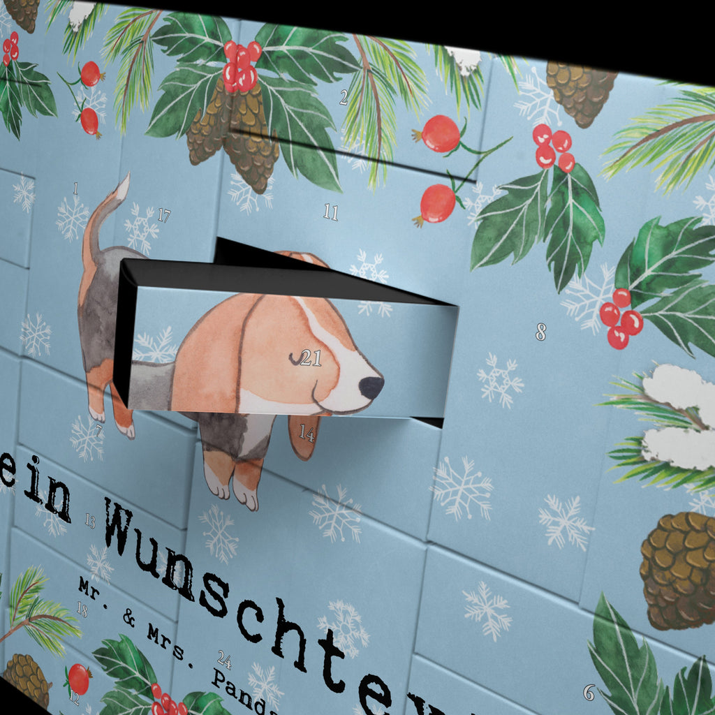 Personalisierter Befüllbarer Adventskalender Basset Hound Moment Befüllbarer Adventskalender, Adventskalender zum selbst befüllen, Hund, Hunderasse, Rassehund, Hundebesitzer, Geschenk, Tierfreund, Schenken, Welpe, Basset Hound, Basset