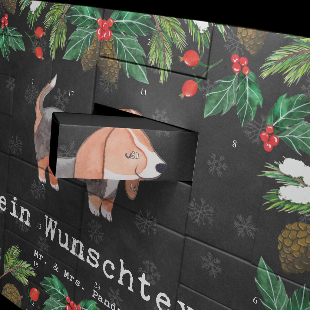 Personalisierter Befüllbarer Adventskalender Basset Hound Moment Befüllbarer Adventskalender, Adventskalender zum selbst befüllen, Hund, Hunderasse, Rassehund, Hundebesitzer, Geschenk, Tierfreund, Schenken, Welpe, Basset Hound, Basset