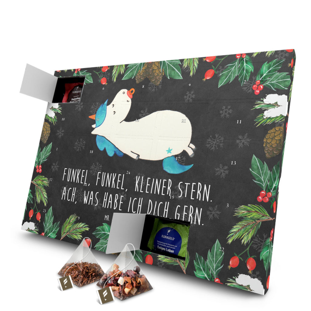 Tee Adventskalender Einhorn Schnuller Adventskalender, Kerzen Adventskalender, Duftkerzen Adventskalender, Einhorn, Einhörner, Einhorn Deko, Pegasus, Unicorn, Baby, Kleinkind, Geburt, Geburtstag, Säugling, Schnuller, Geschenk Geburt, Mutter, Mama