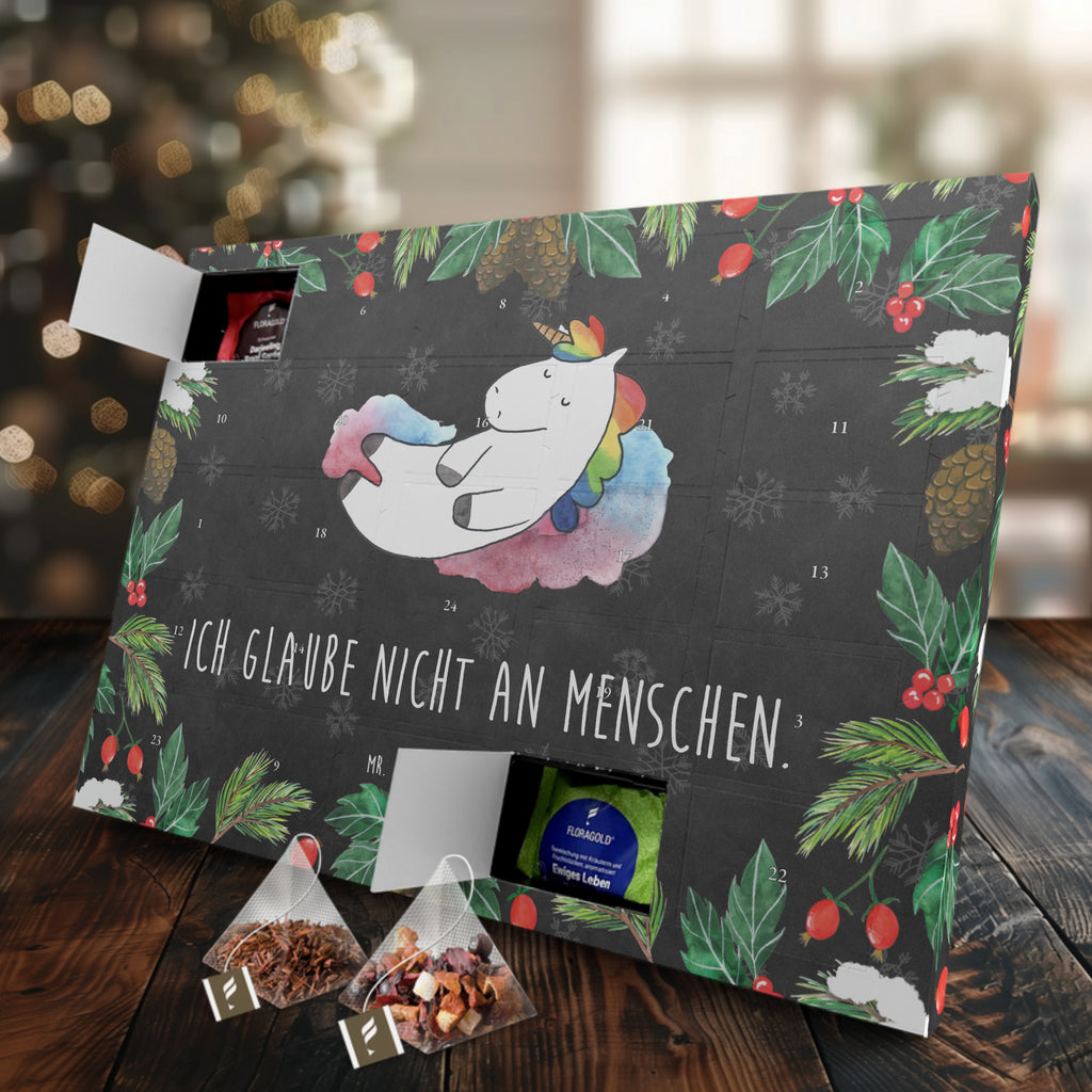 Tee Adventskalender Einhorn Wolke 7 Adventskalender, Kerzen Adventskalender, Duftkerzen Adventskalender, Einhorn, Einhörner, Einhorn Deko, Pegasus, Unicorn, verliebt, Menschen, witzig, lustig, Geschenk, Glaube, Realität, Lächeln