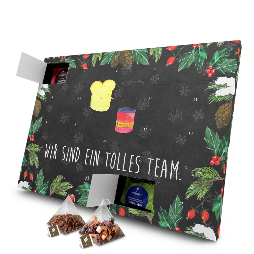 Tee Adventskalender Toast Marmelade Adventskalender, Kerzen Adventskalender, Duftkerzen Adventskalender, Tiermotive, Gute Laune, lustige Sprüche, Tiere, Toast, Marmelade, Dreamteam, süße Postkarte, süß, Küche Deko, Küche Spruch, Frühstück Einladung, Brot, Toastbrot