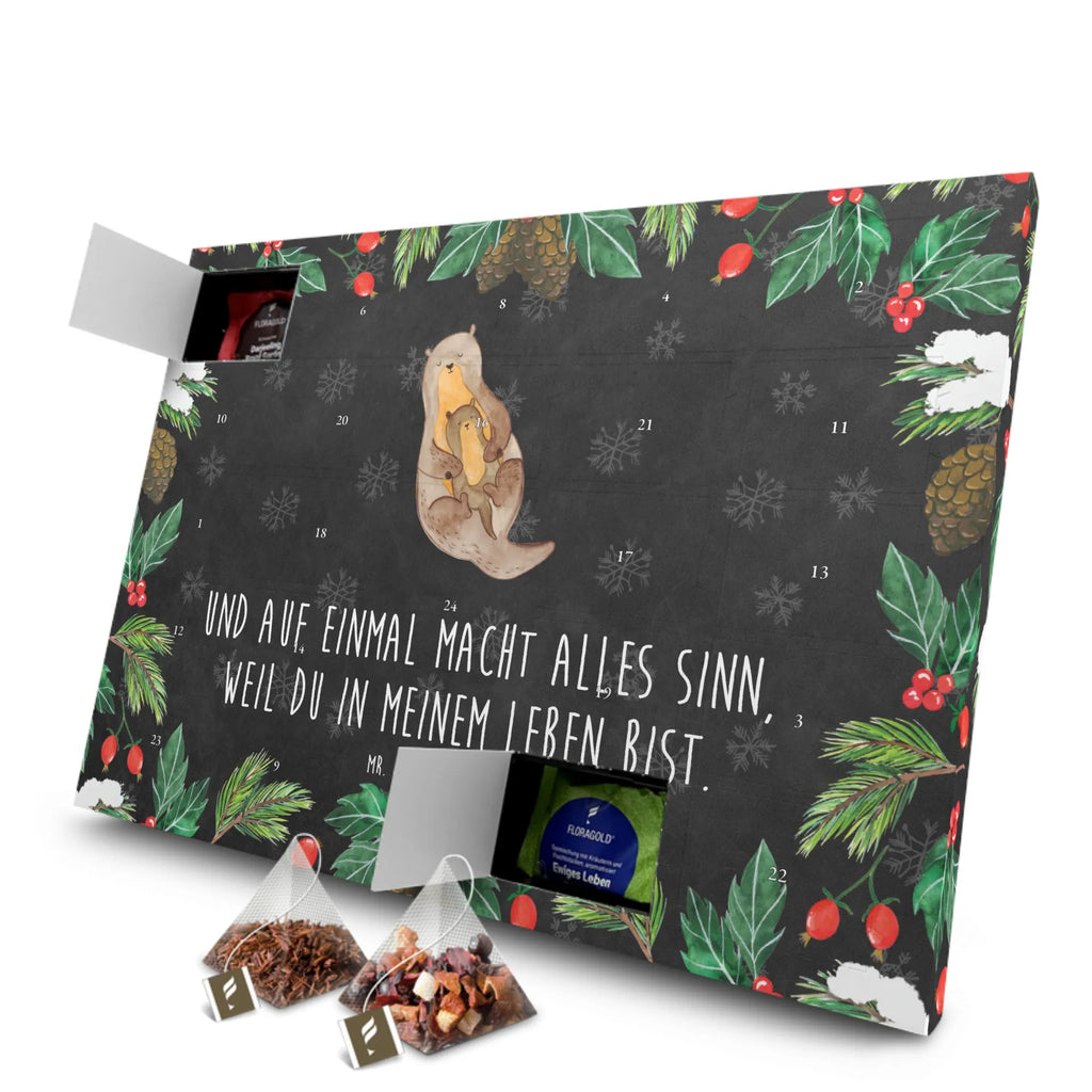 Tee Adventskalender Otter Kind Adventskalender, Kerzen Adventskalender, Duftkerzen Adventskalender, Otter, Fischotter, Seeotter, Otter Seeotter See Otter