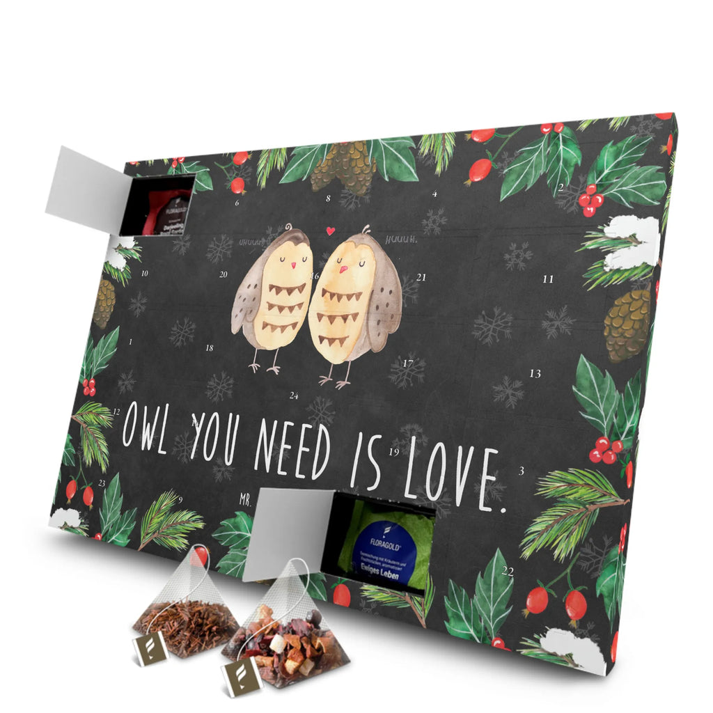 Tee Adventskalender Eulen Liebe Adventskalender, Kerzen Adventskalender, Duftkerzen Adventskalender, Eule, Eule Deko, Liebe, Hochzeit Spruch, Owl, All you need is love, Liebe Spruch, Freundin Geschenk, Freund, Wortspiel lustig