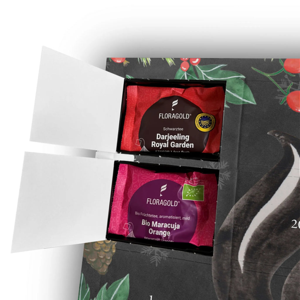 Tee Adventskalender Stinktier Yoga Adventskalender, Kerzen Adventskalender, Duftkerzen Adventskalender, Stinktier, Skunk, Wildtier, Raubtier, Stinker, Stinki, Yoga, Namaste, Lebe, Liebe, Lache