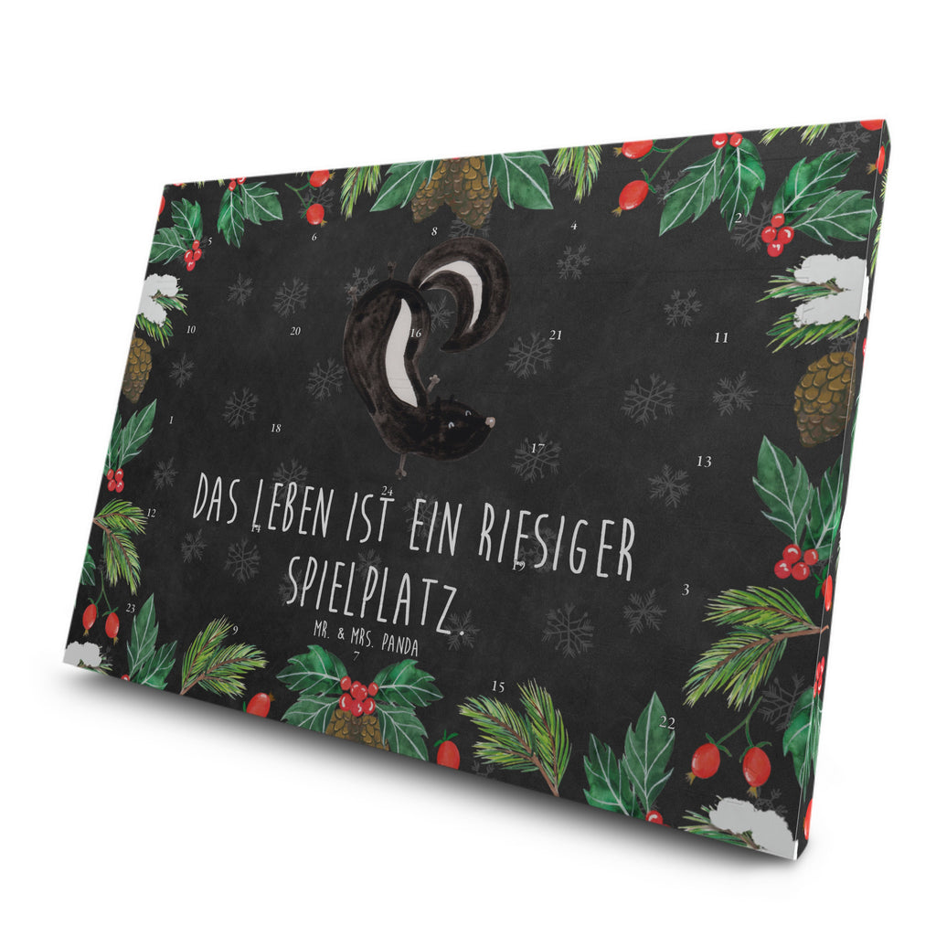 Tee Adventskalender Stinktier Handstand Adventskalender, Kerzen Adventskalender, Duftkerzen Adventskalender, Stinktier, Skunk, Wildtier, Raubtier, Stinker, Stinki, Spielplatz, verpielt, Kind