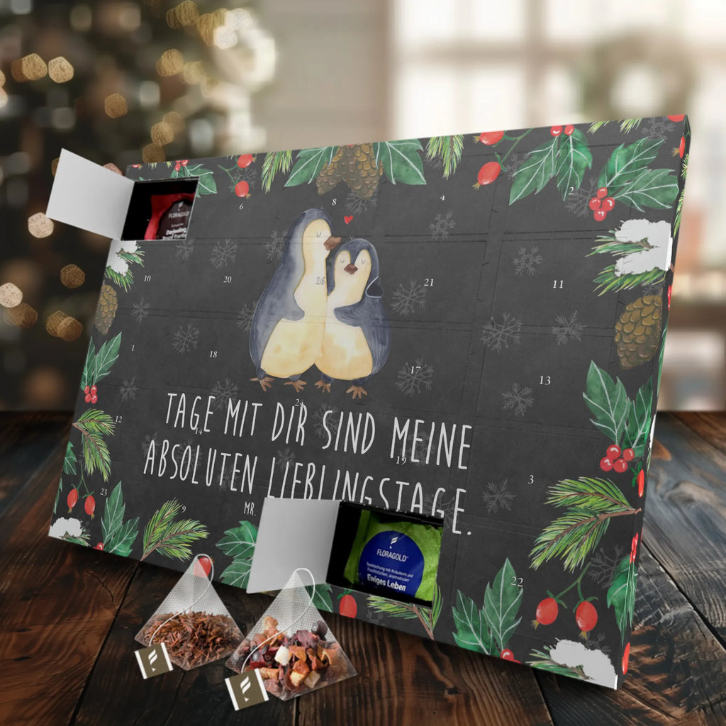 Tee Adventskalender Pinguin umarmen Adventskalender, Kerzen Adventskalender, Duftkerzen Adventskalender, Pinguin, Liebe, Liebespaar, Liebesbeweis, Liebesgeschenk, Verlobung, Jahrestag, Hochzeitstag, Hochzeit, Hochzeitsgeschenk