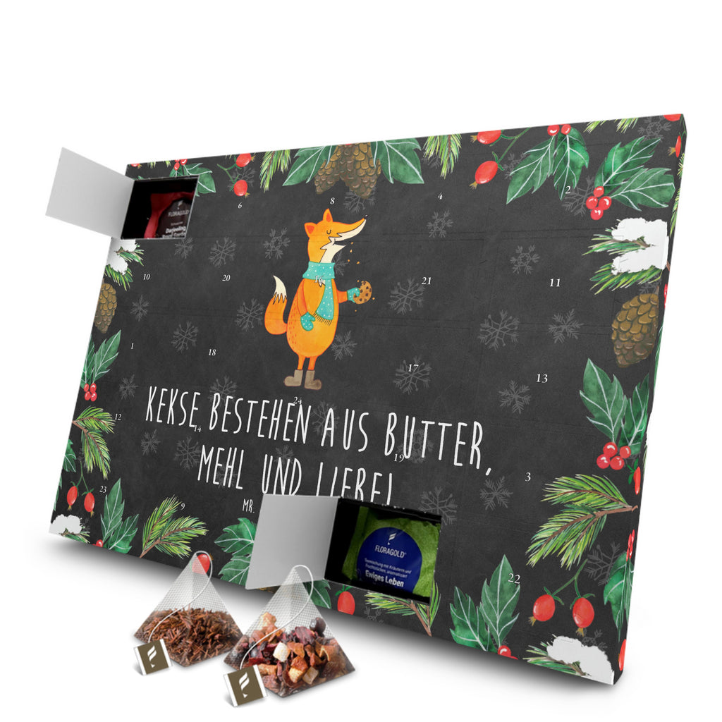 Tee Adventskalender Fuchs Keks Adventskalender, Kerzen Adventskalender, Duftkerzen Adventskalender, Fuchs, Füchse, Backen Spruch, Kekse, Winter, Weihnachtszeit, Plätzchen, Liebe, Küche Deko