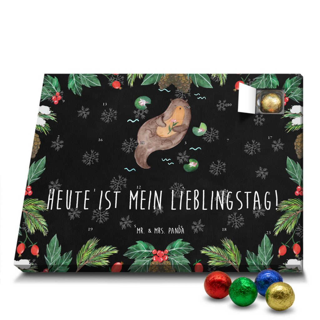 Schoko Adventskalender Otter Seerose Adventskalender, Schokoladen Adventskalender, Schoko Adventskalender, Otter, Fischotter, Seeotter, Otter Seeotter See Otter