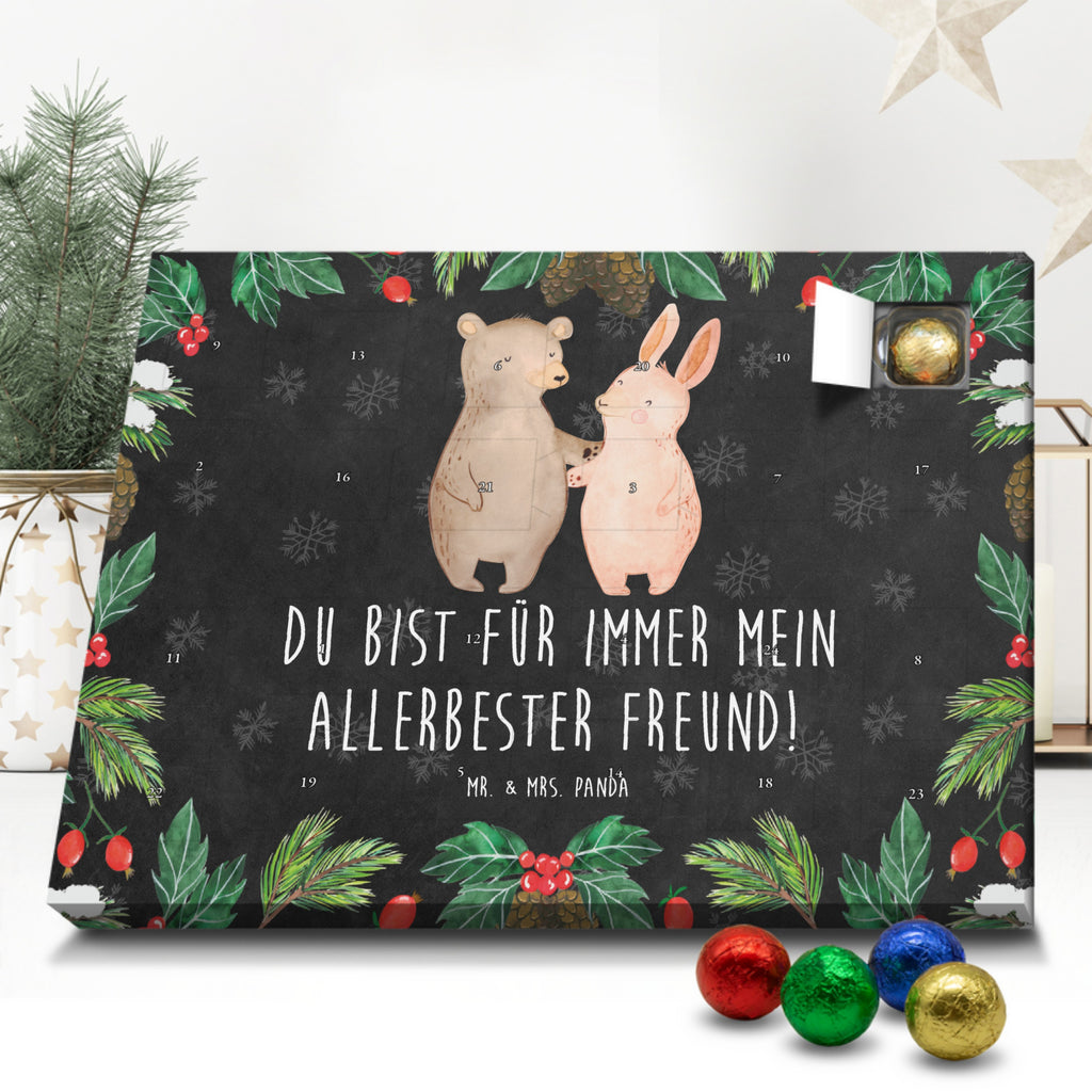 Schoko Adventskalender Bär und Hase Umarmen Adventskalender, Schokoladen Adventskalender, Schoko Adventskalender, Liebe, Partner, Freund, Freundin, Ehemann, Ehefrau, Heiraten, Verlobung, Heiratsantrag, Liebesgeschenk, Jahrestag, Hocheitstag, Freunde, bester Freund, Hase, Bär, Bärchen, best friends