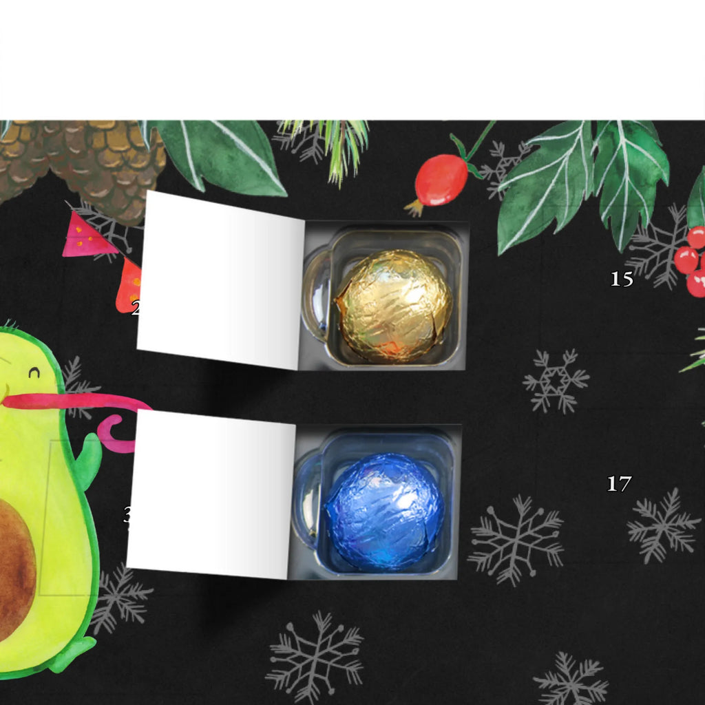 Schoko Adventskalender Avocado Party Zeit Adventskalender, Schokoladen Adventskalender, Schoko Adventskalender, Avocado, Veggie, Vegan, Gesund