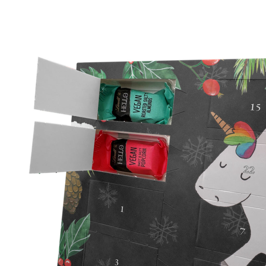 Veganer Adventskalender Einhorn Happy Schokoladen Adventskalender, Einhorn, Einhörner, Einhorn Deko, Pegasus, Unicorn, glücklich, fröhlich, Spaß, Freude, Lebensfreude, witzig, spannend, Lächeln, Lachen