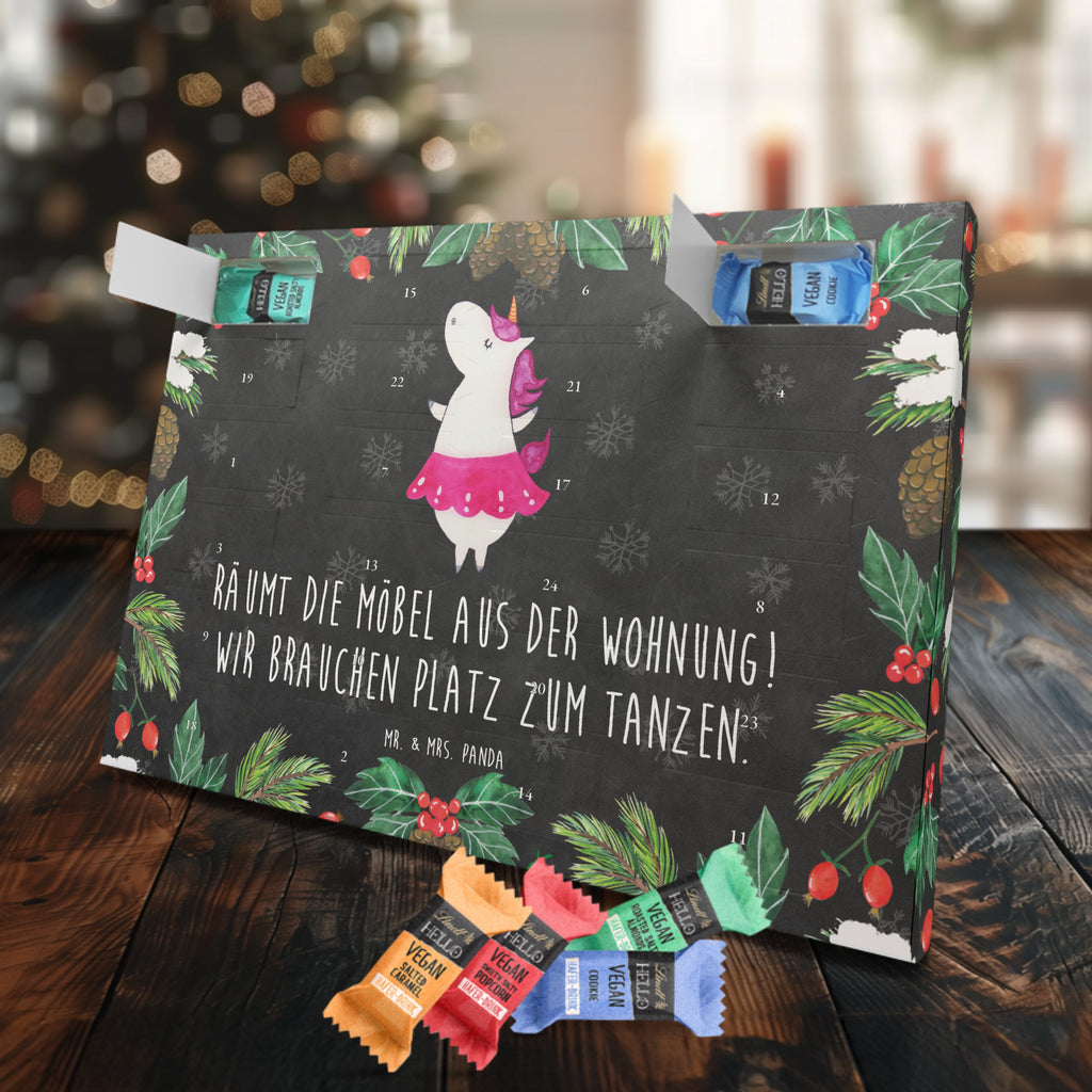 Veganer Adventskalender Einhorn Ballerina Schokoladen Adventskalender, Einhorn, Einhörner, Einhorn Deko, Pegasus, Unicorn, Tanzen, Ballerina, Party, Wohnung, Spaß, Feiern, Geburtstag, Tänzerin, Lebenslust, Lebensfreude