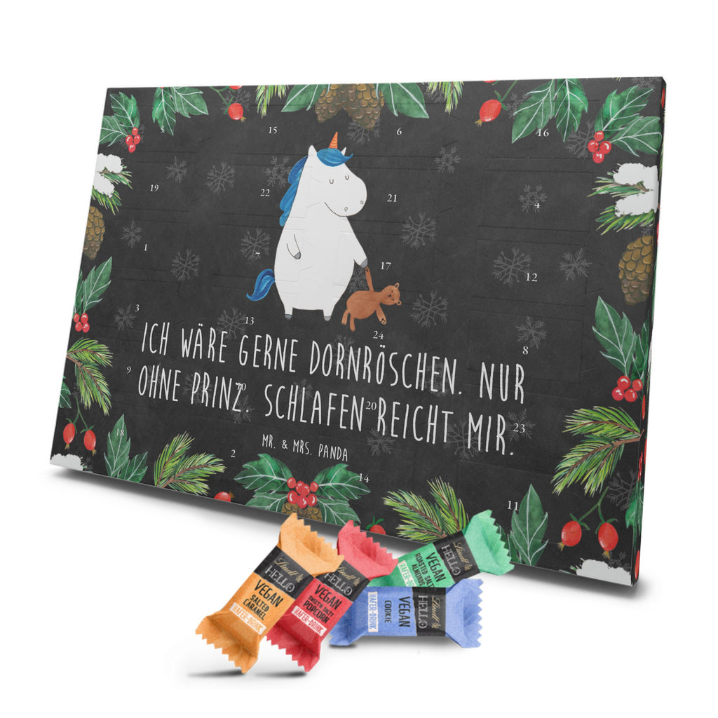 Veganer Adventskalender Einhorn Teddy Schokoladen Adventskalender, Einhorn, Einhörner, Einhorn Deko, Pegasus, Unicorn, schlafen, gute Nacht, Single, Bett, Träumen, Freundin, Singleleben