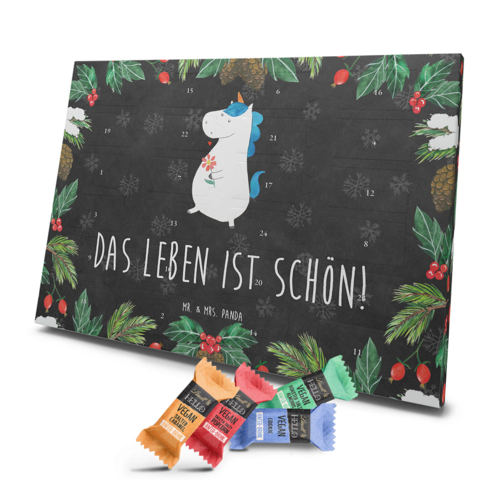 Veganer Adventskalender Einhorn Spaziergang Schokoladen Adventskalender, Einhorn, Einhörner, Einhorn Deko, Pegasus, Unicorn, Glitzer, Blumen, Spaziergang, Motivation, Gute Laune, Freude, Freundin, Mutter, Schwester