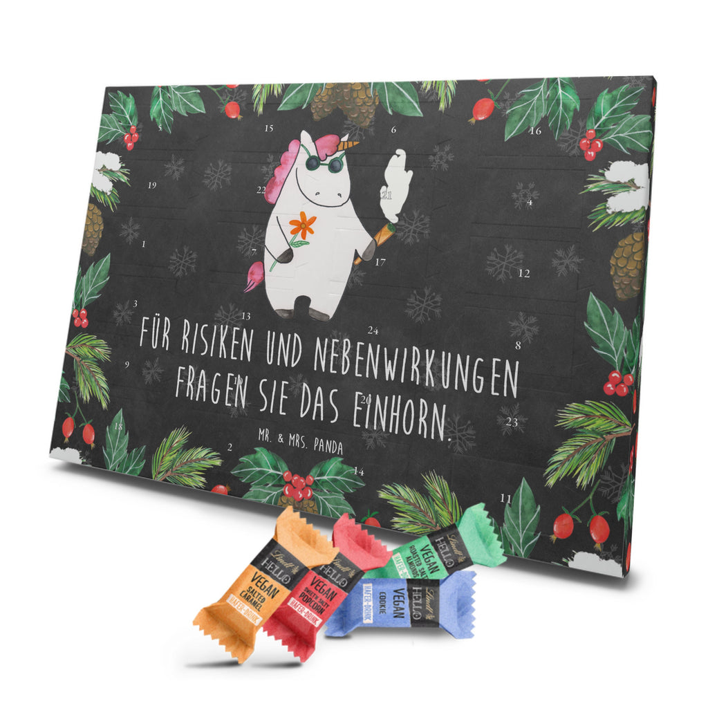 Veganer Adventskalender Einhorn Woodstock Schokoladen Adventskalender, Einhorn, Einhörner, Einhorn Deko, Pegasus, Unicorn, Kiffen, Joint, Zigarette, Alkohol, Party, Spaß. lustig, witzig, Woodstock