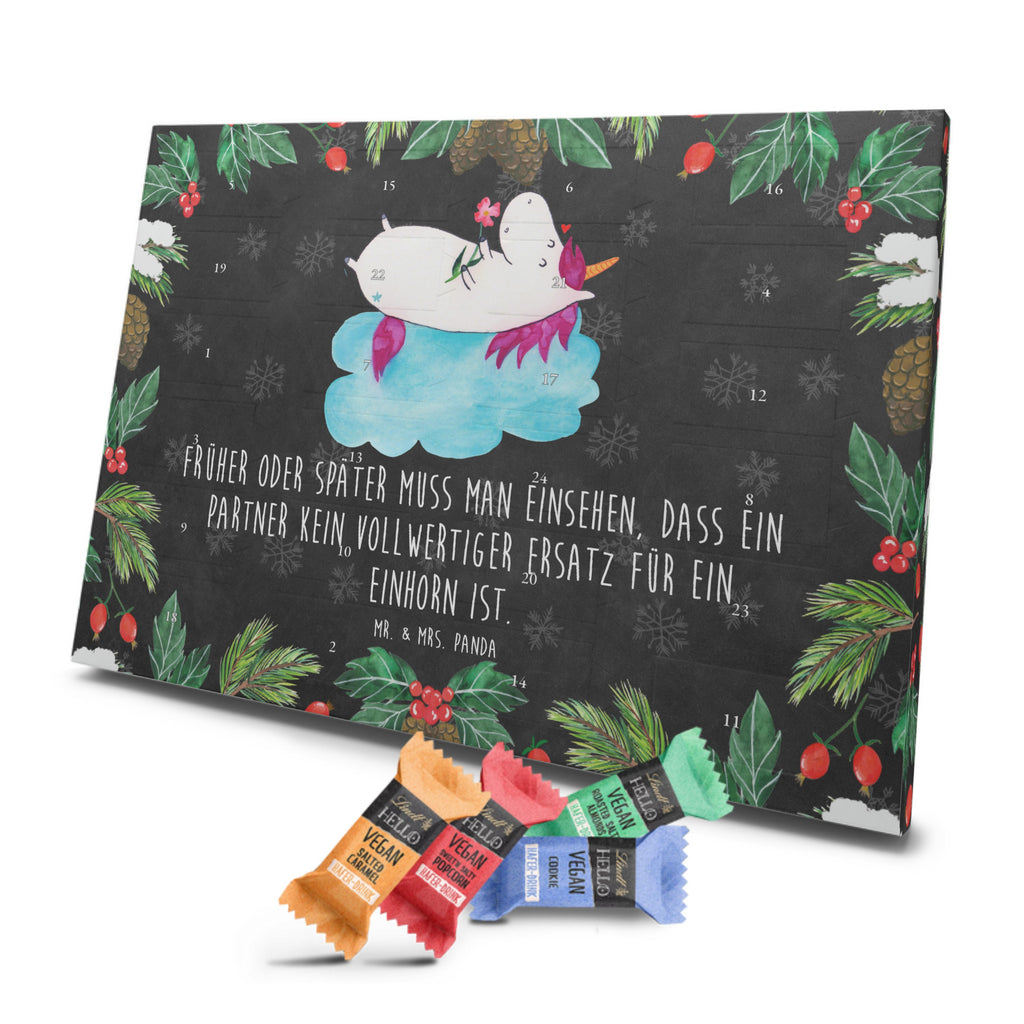 Veganer Adventskalender Einhorn Verliebt Schokoladen Adventskalender, Einhorn, Einhörner, Einhorn Deko, Pegasus, Unicorn, verliebt, Liebe, Liebesbeweis, Freundin, Wolke