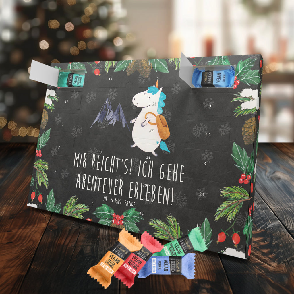 Veganer Adventskalender Einhorn Bergsteiger Schokoladen Adventskalender, Einhorn, Einhörner, Einhorn Deko, Pegasus, Unicorn, Bergsteiger, Abenteuer, Berge, Abenteurer, Weltenbummler, Weltreise, Reisen, Urlaub, Entdecker