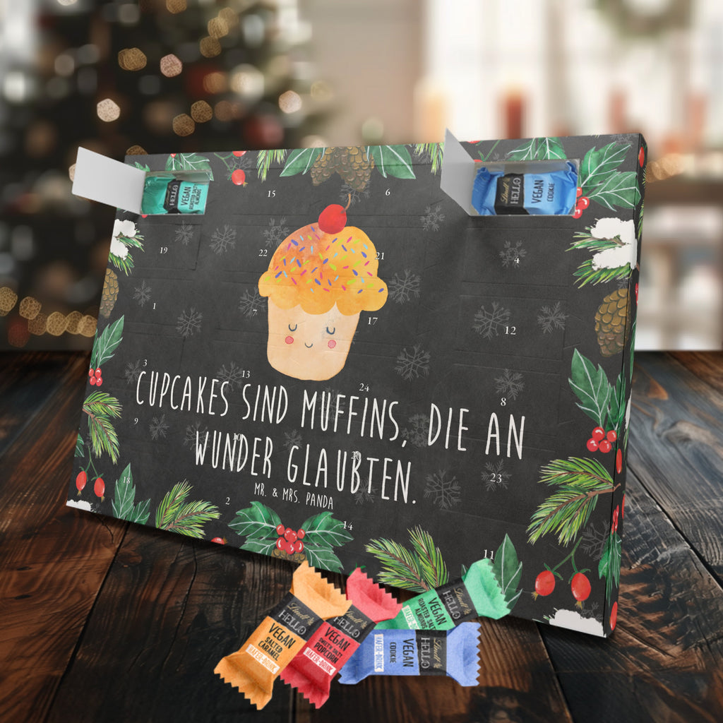 Veganer Adventskalender Cupcake Schokoladen Adventskalender, Tiermotive, Gute Laune, lustige Sprüche, Tiere, Cupcakes, Muffin, Wunder, Küche Deko, Küche Spruch, Backen Geschenk, Geschenk Koch, Motivation Sprüche