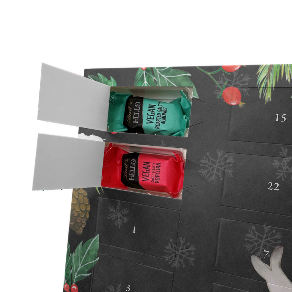 Veganer Adventskalender Robbe Sherlock Schokoladen Adventskalender, Tiermotive, Gute Laune, lustige Sprüche, Tiere