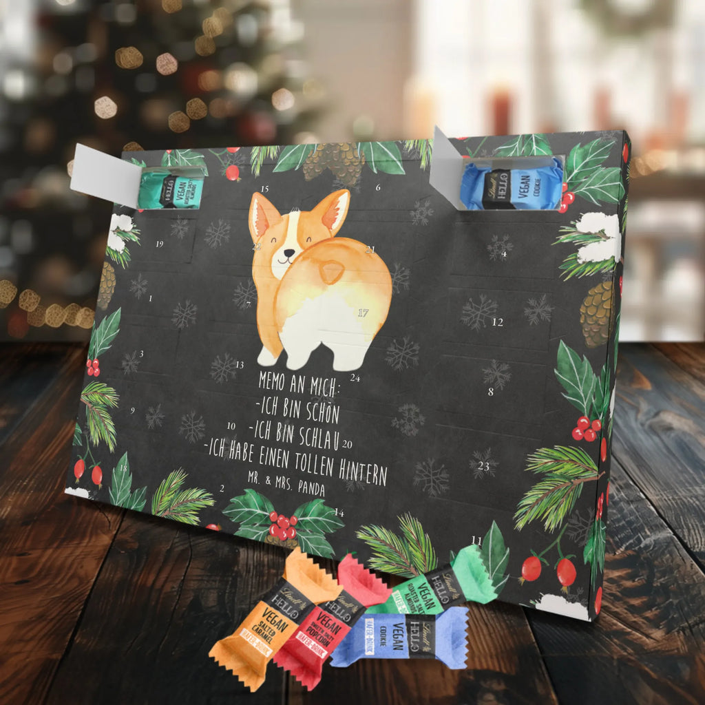 Veganer Adventskalender Corgi Po Schokoladen Adventskalender, Hund, Hundemotiv, Haustier, Hunderasse, Tierliebhaber, Hundebesitzer, Sprüche, Corgie, Hundeliebe, Motivation, Selbstliebe, Spruch