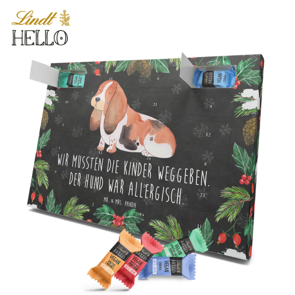 Veganer Adventskalender Hund Basset Hound Schokoladen Adventskalender, Hund, Hundemotiv, Haustier, Hunderasse, Tierliebhaber, Hundebesitzer, Sprüche, Basset Hound, Basset, Hundeliebe, kinderlos