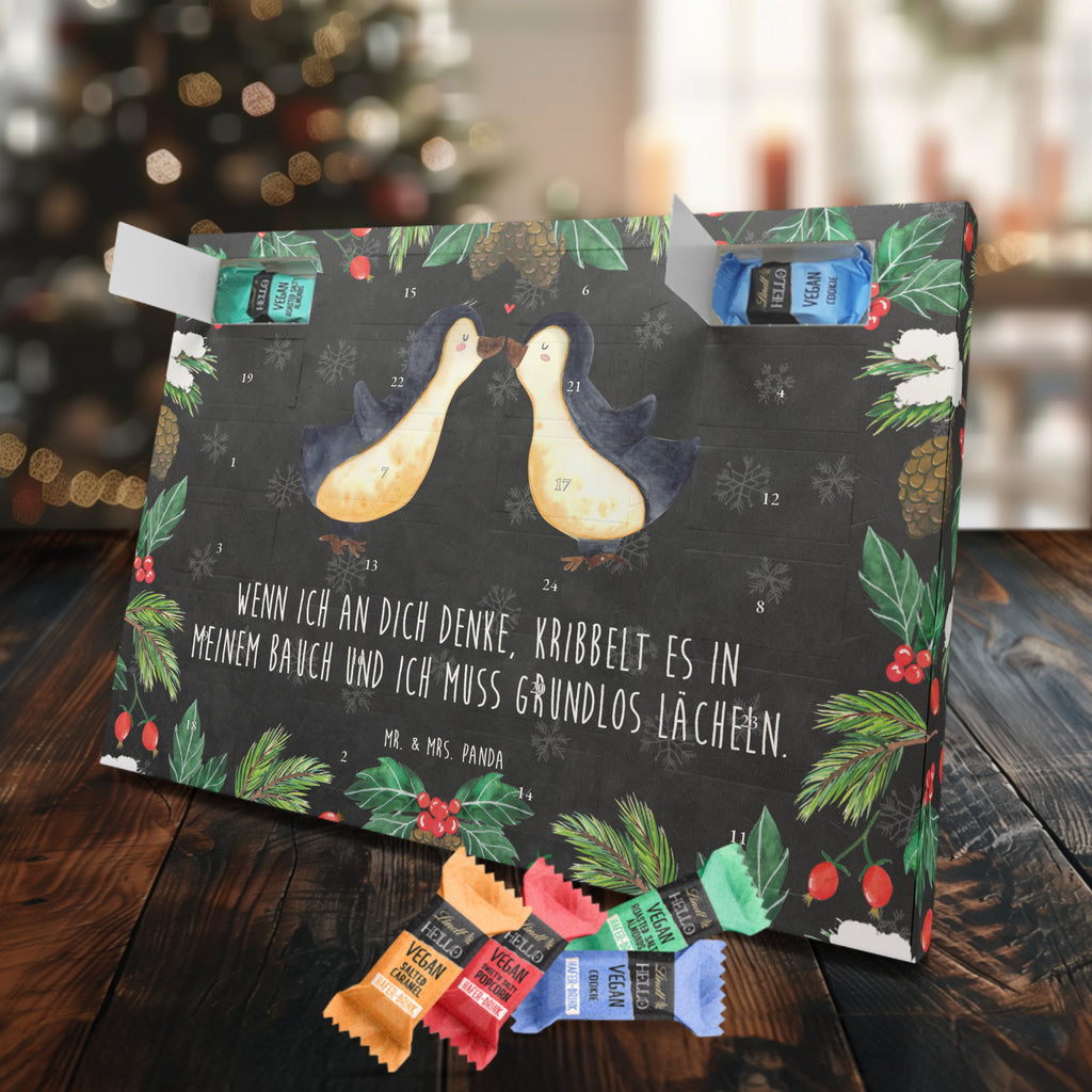 Veganer Adventskalender Pinguine Kuss Schokoladen Adventskalender, Liebe, Partner, Freund, Freundin, Ehemann, Ehefrau, Heiraten, Verlobung, Heiratsantrag, Liebesgeschenk, Jahrestag, Hocheitstag, Valentinstag, Geschenk für Frauen, Hochzeitstag, Mitbringsel, Geschenk für Freundin, Geschenk für Partner, Liebesbeweis, für Männer, für Ehemann