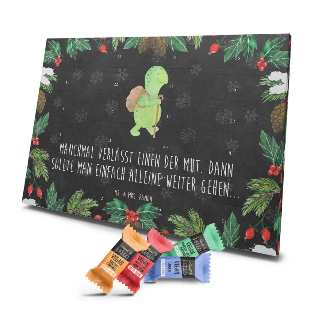 Veganer Adventskalender Schildkröte Wanderer Schokoladen Adventskalender, Schildkröte, Schildkröten, Motivation, Motivationsspruch, Motivationssprüche, Neuanfang