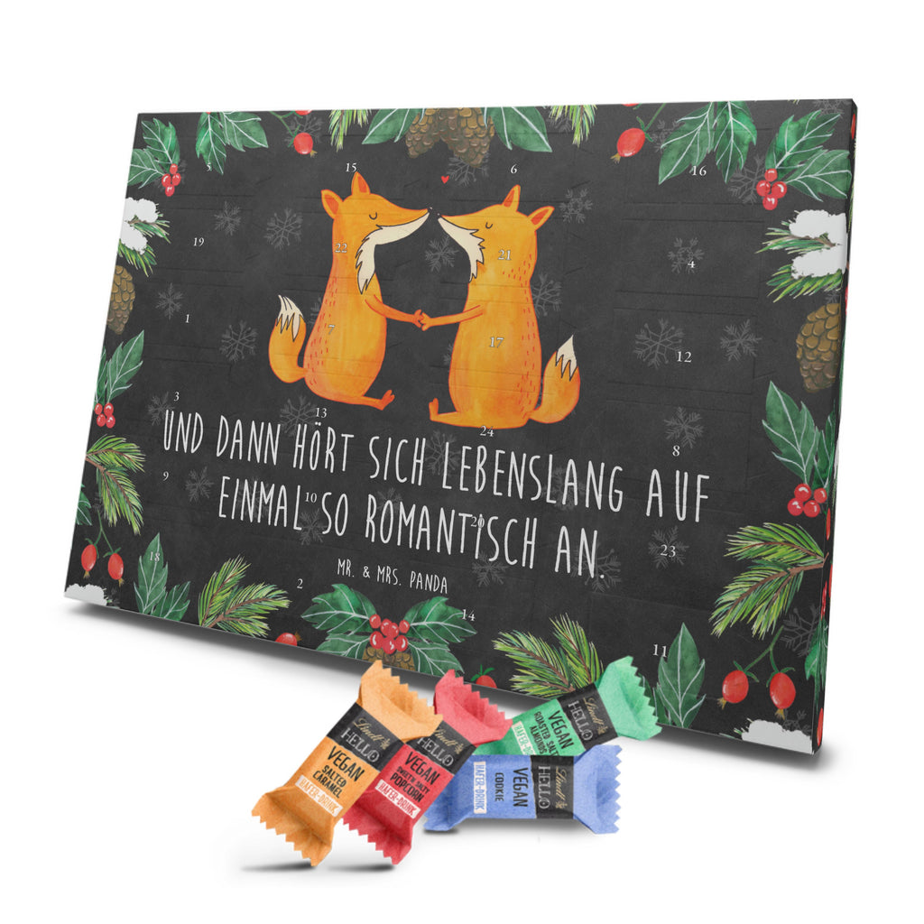 Veganer Adventskalender Füchse Liebe Schokoladen Adventskalender, Fuchs, Füchse, Fox, Liebe, Liebespaar, Paar, Partner, Freundin, Freund, Ehe, Verlobte, Ehemann, Ehefrau, Liebesbeweis