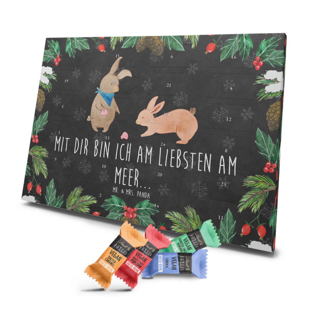 Veganer Adventskalender Hasen Muschel Schokoladen Adventskalender, Familie, Vatertag, Muttertag, Bruder, Schwester, Mama, Papa, Oma, Opa, Hasen, beste Freundin, Freundin, Freundinnen, best friends, BFF, Muscheln sammeln, Muscheln, Meer