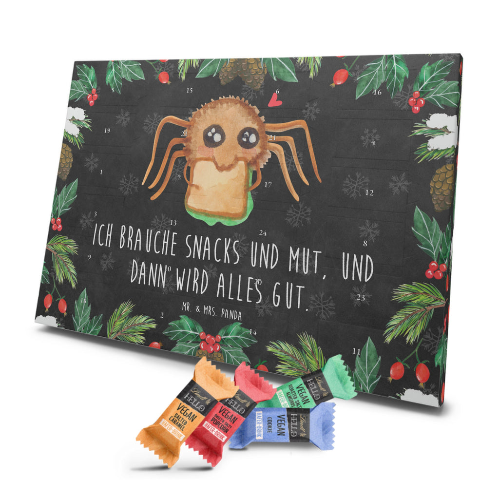 Veganer Adventskalender Spinne Agathe Sandwich Schokoladen Adventskalender, Spinne Agathe, Spinne, Agathe, Videos, Merchandise, Glück, Mut, Hungrig, Verfressen, Lebensfreude, Alles wird gut, Hunger