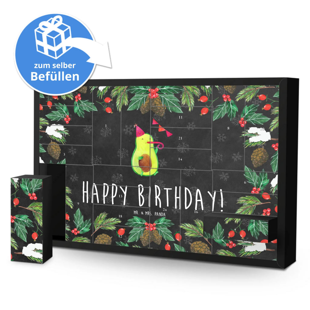 Befüllbarer Adventskalender Avocado Geburtstag Befüllbarer Adventskalender, Adventskalender zum selbst befüllen, Avocado, Veggie, Vegan, Gesund