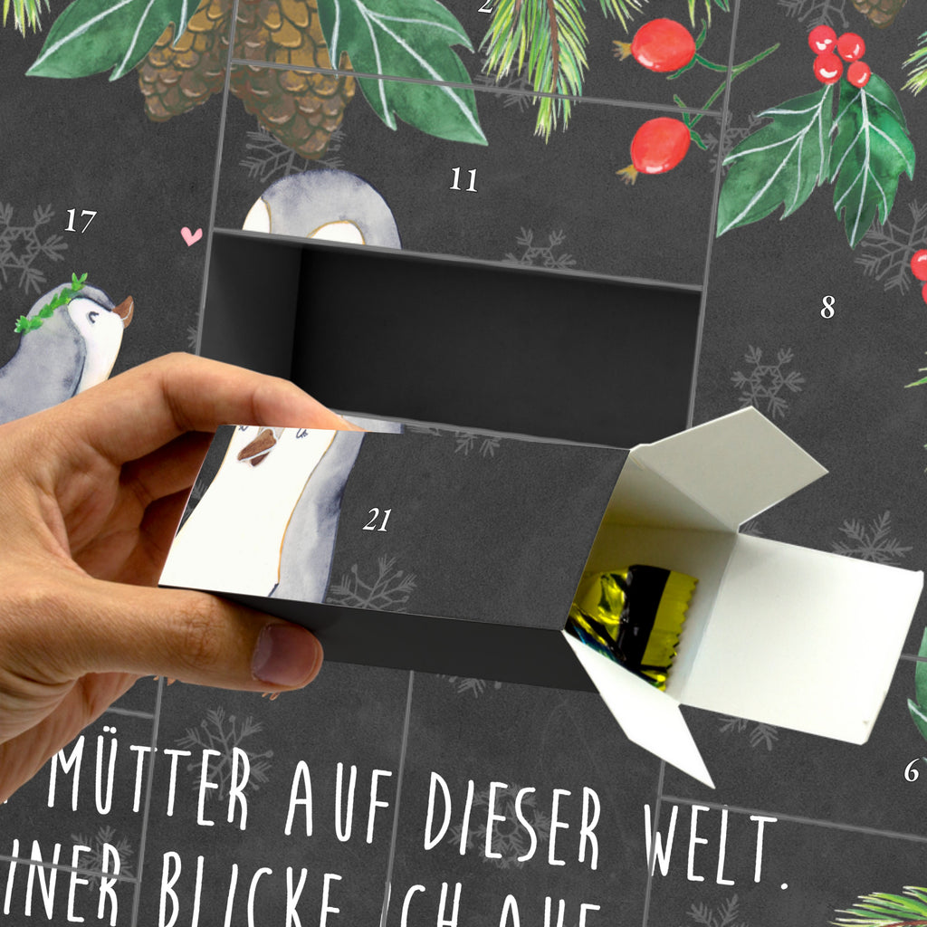 Befüllbarer Adventskalender Pinguin mit Kind Befüllbarer Adventskalender, Adventskalender zum selbst befüllen, Familie, Vatertag, Muttertag, Bruder, Schwester, Mama, Papa, Oma, Opa, Geschenk, Mami, Mutti, Mutter, Geburststag