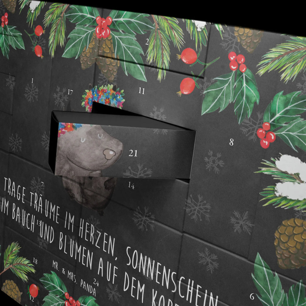 Befüllbarer Adventskalender Stinktier Mädchen Befüllbarer Adventskalender, Adventskalender zum selbst befüllen, Stinktier, Skunk, Wildtier, Raubtier, Stinker, Stinki, Yoga, Namaste, Lebe, Liebe, Lache