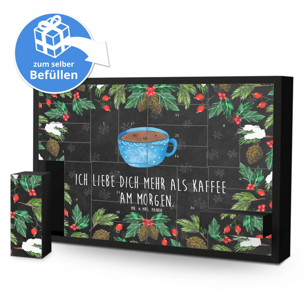 Befüllbarer Adventskalender Kaffee Tasse Befüllbarer Adventskalender, Adventskalender zum selbst befüllen, Tiermotive, Gute Laune, lustige Sprüche, Tiere, Kaffee, Tasse, Liebe, Geschmack, Genuss, Glücklich