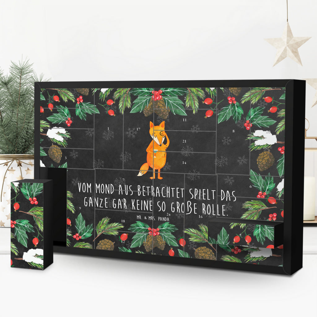 Befüllbarer Adventskalender Fuchs Lord Befüllbarer Adventskalender, Adventskalender zum selbst befüllen, Fuchs, Füchse, tröstende Worte, Spruch lustig, Liebeskummer Geschenk, Motivation Spruch, Problemlösung